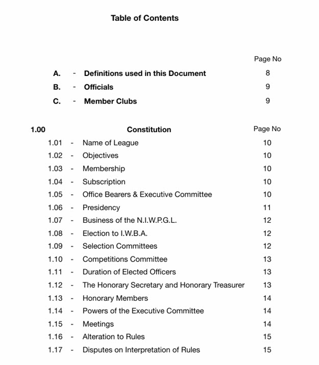NIWPGL Rules 2025 Page 3